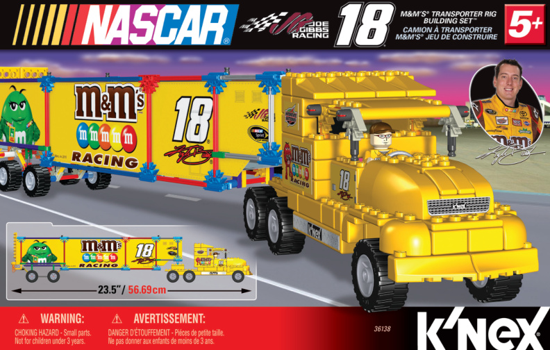 NASCAR 18 MandMs Rig 36138 instruction manual