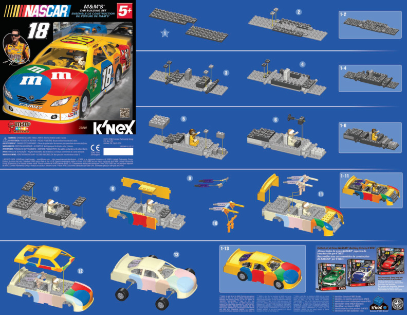 Nascar 18 M 2BM Car 36049 instruction manual