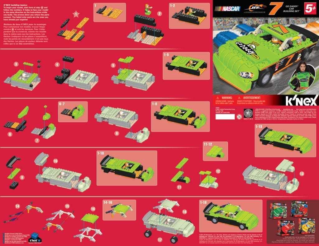 NASCAR 7 GoDaddy Car 36013