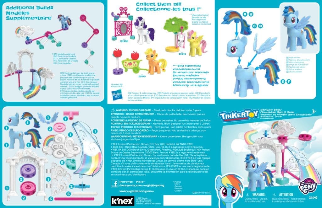 My Little Pony Rainbow Dash Cloudsdale 28049