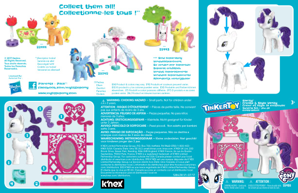 My Little Pony Rarity 28438 instruction manual