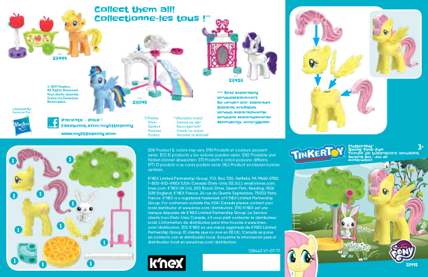 My Little Pony Fluttershy 28443 instruction manual
