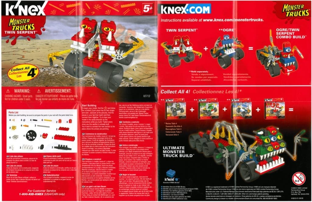 Monster Trucks Twin Serpent 10713