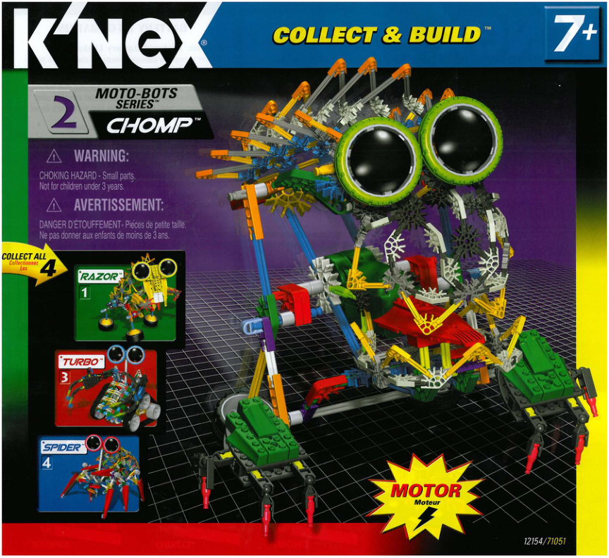 MotoBots 202 Chomp 12154 instruction manual