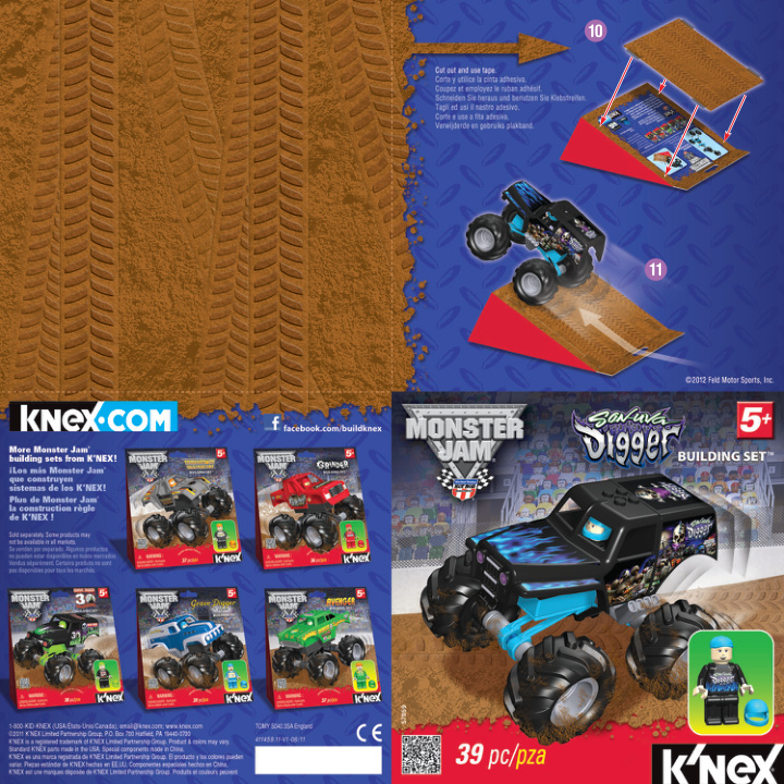 Monster Jam SonUva Digger 57059 instruction manual