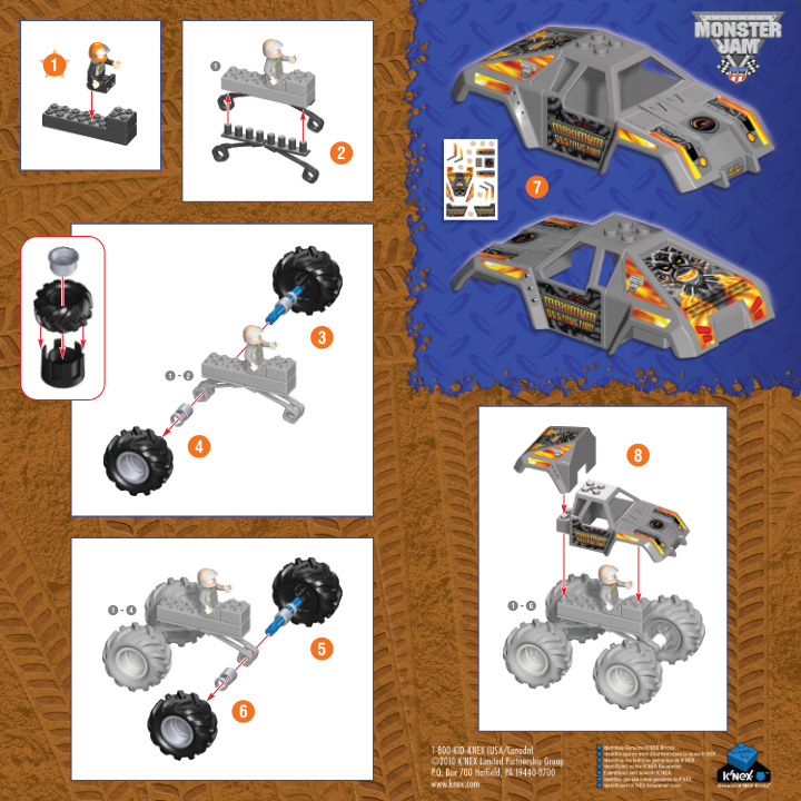 Monster Jam Maxiumum Destruction 57013 instruction manual