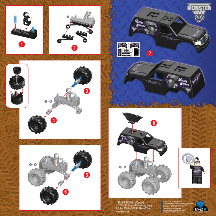 Monster Jam Mohawk Warrior 57007 instruction manual
