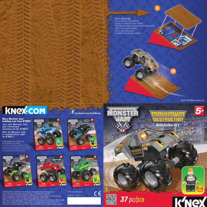 Monster Jam Maximum Destruction 57057 instruction manual
