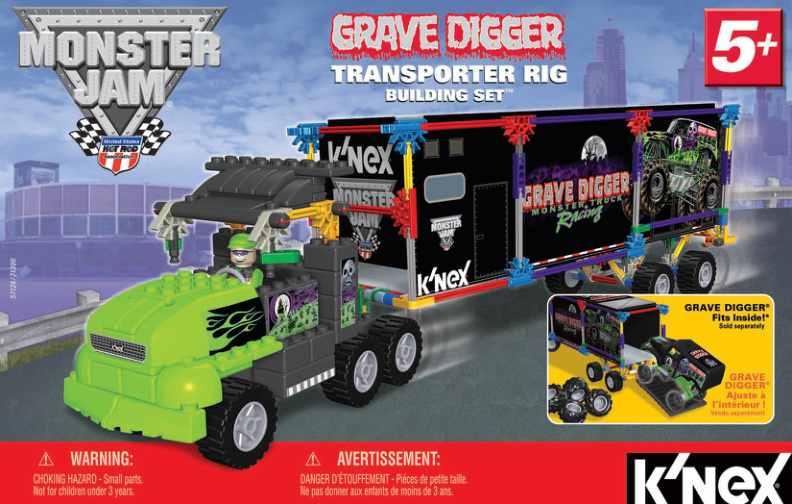 Monster Jam Grave Digger Transporter Rig 57124 instruction manual