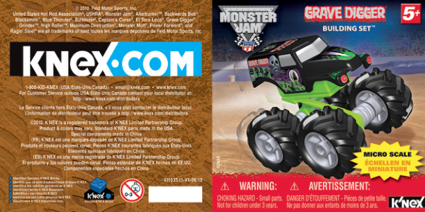 Monster Jam Grave Digger 57035 instruction manual