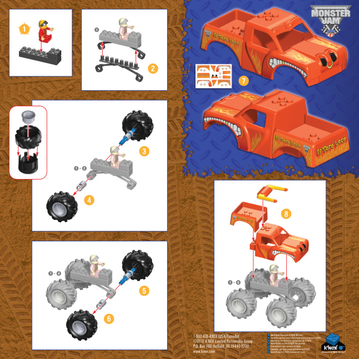 Monster Jam El Toro Loco 57018 instruction manual