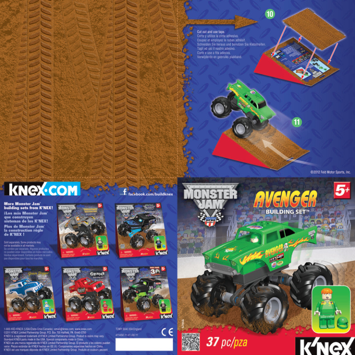 Monster Jam Avenger 57056 instruction manual