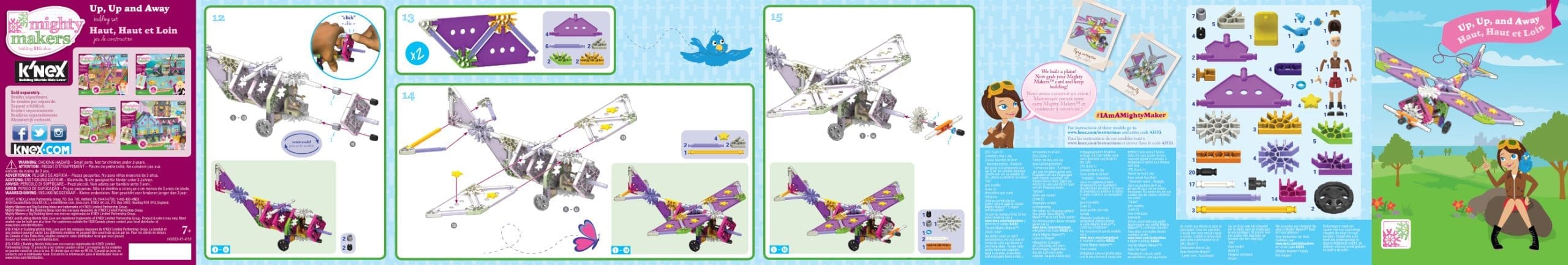 Mighty Makers Up Up and Away 43533 instruction manual