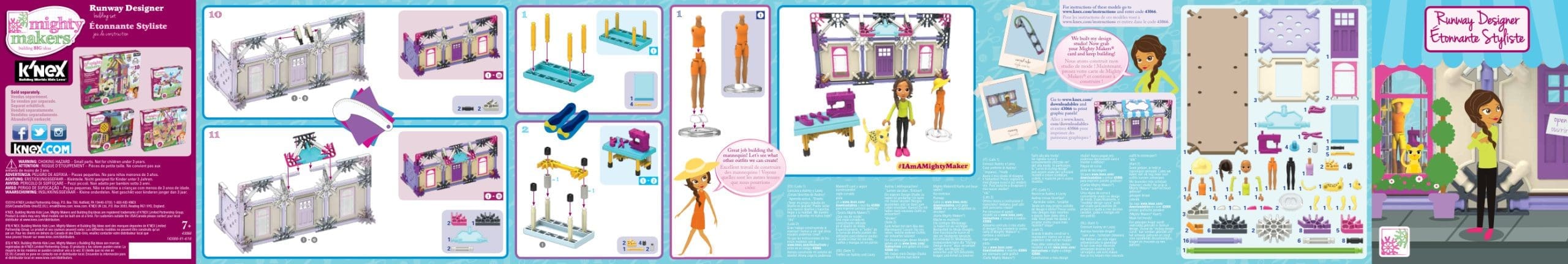 Mighty Makers Runway Designer 43066 instruction manual