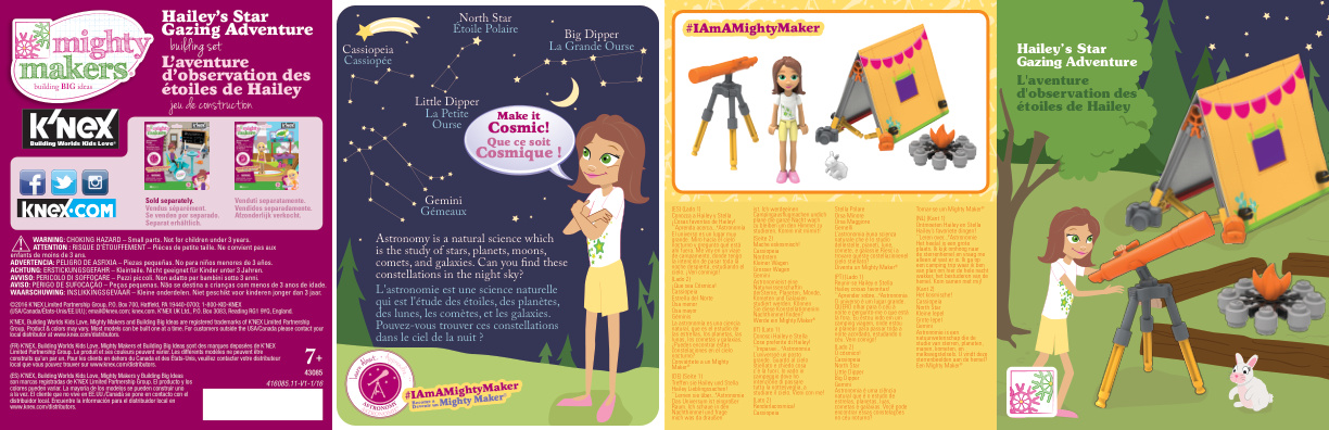 Mighty Makers Haileys Star Gazing Adventure 43085 instruction manual