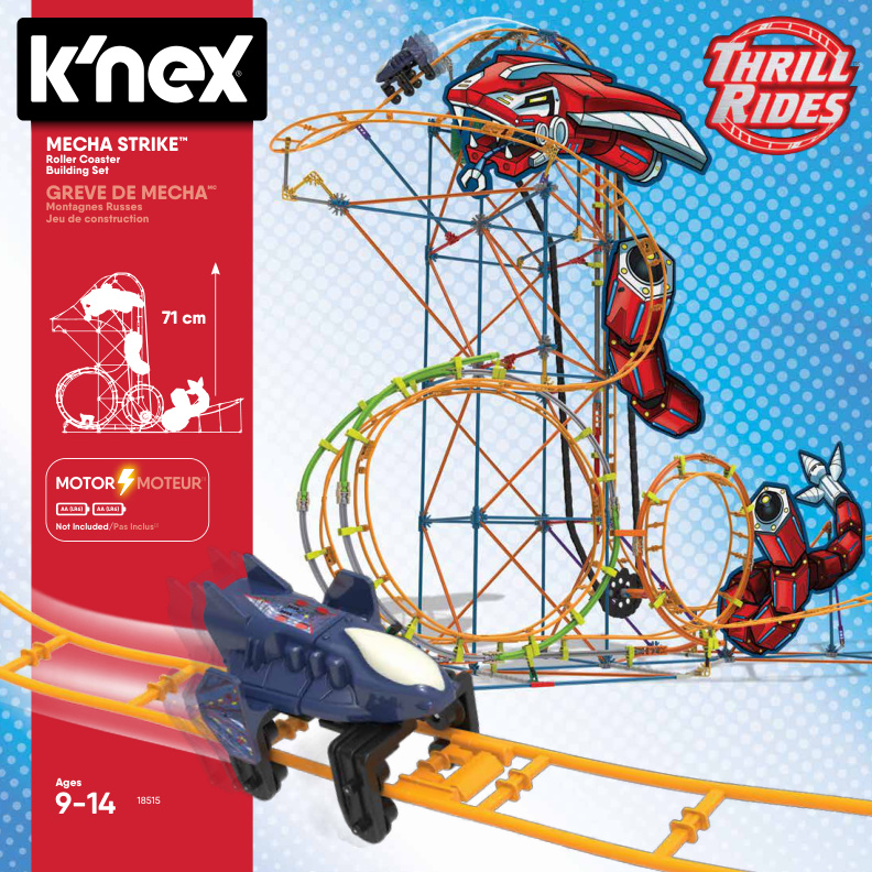 Mecha Strike Roller Coaster 18515 instruction manual