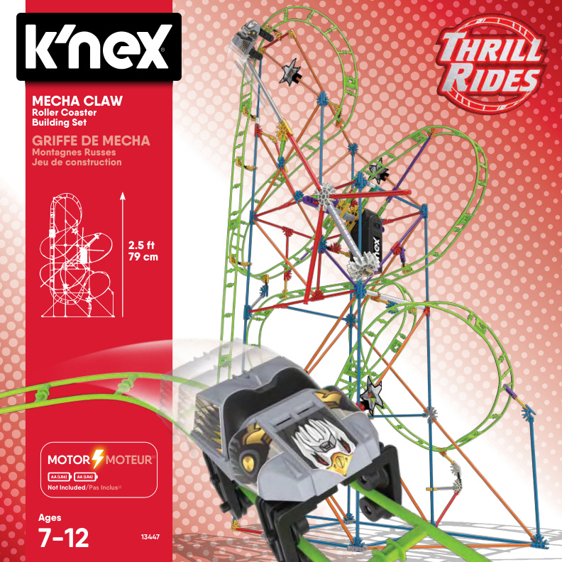 Mecha Claw Roller Coaster 13447 instruction manual