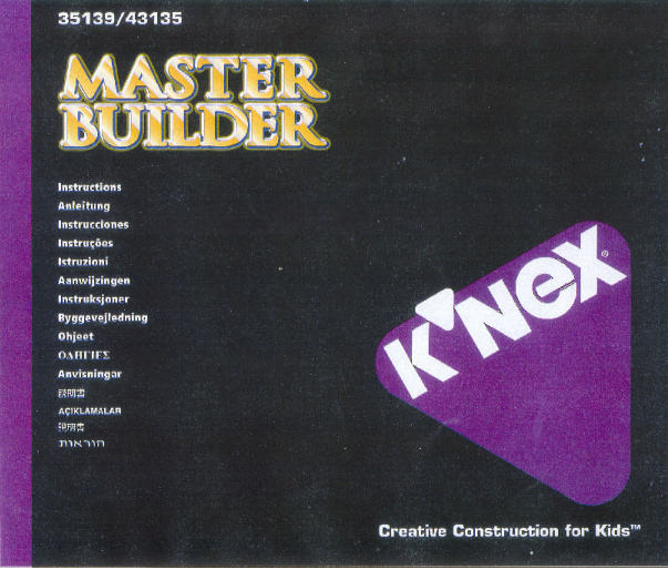Master Building Set 35139 instruction manual