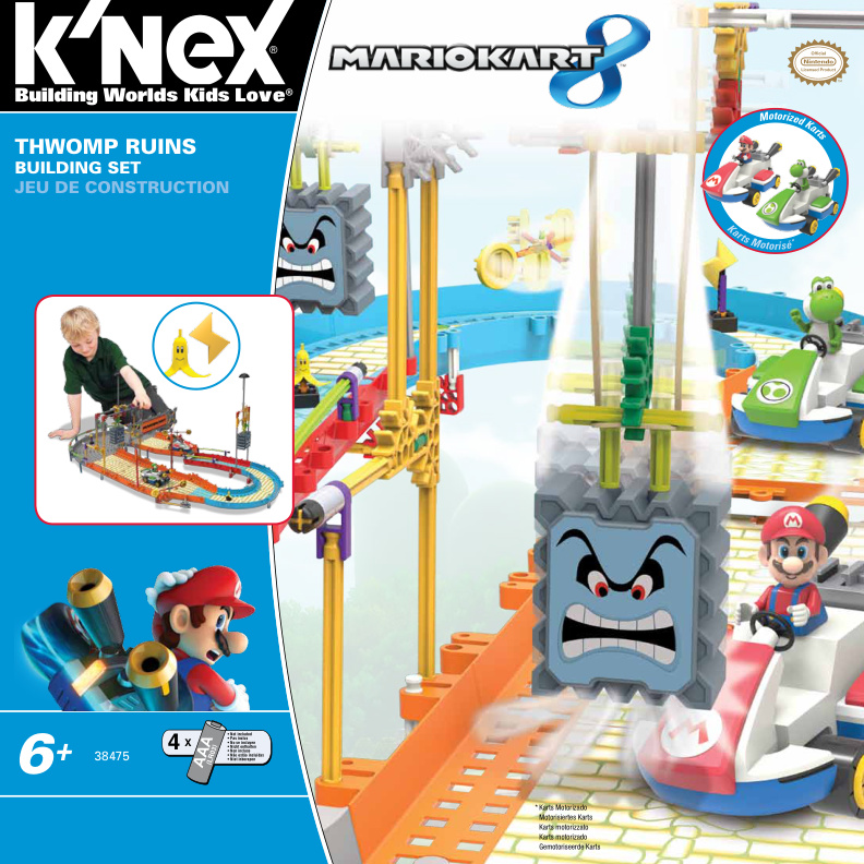 Mario Kart 8 Thwomp Ruins 38475 instruction manual