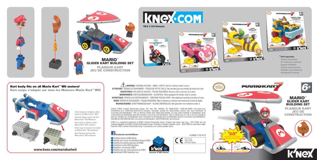 MarioKart7 Mario Glider Kart 38569 instruction manual