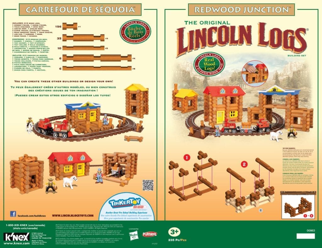 Lincoln Logs Redwood Junction 00863
