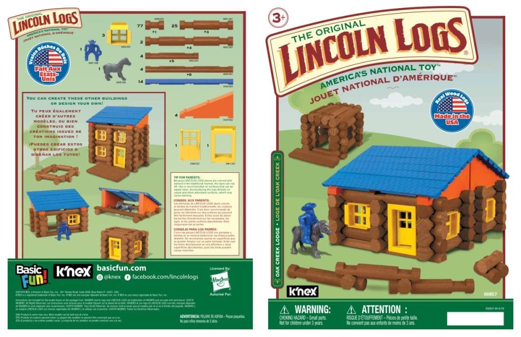 Lincoln Logs Oak Creek Lodge 00857