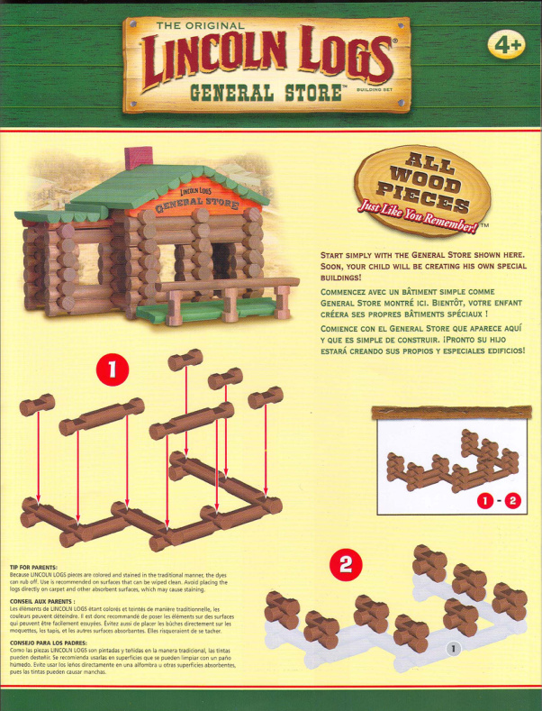 Lincoln Logs General Store 00951 instruction manual