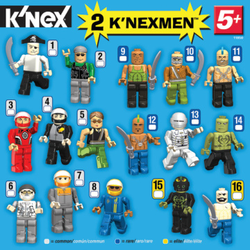 KNEX Mystery Figures 11850 instruction manual