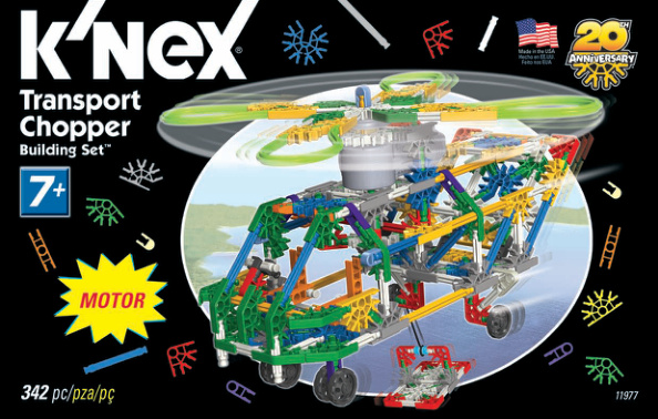 KNEX Classic Transport Chopper Brazil 11977 instruction manual
