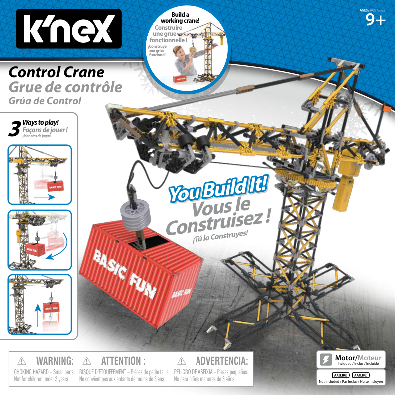 KNEX Control Crane 15213 instruction manual