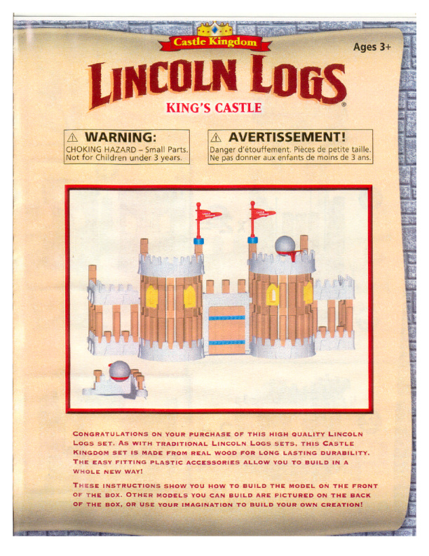 King 27s Castle 00916 instruction manual