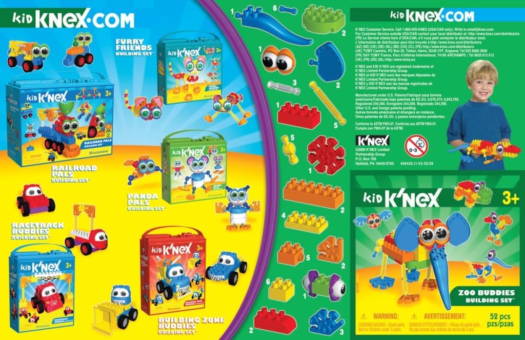 Kid KNEX Zoo Buddies 85330