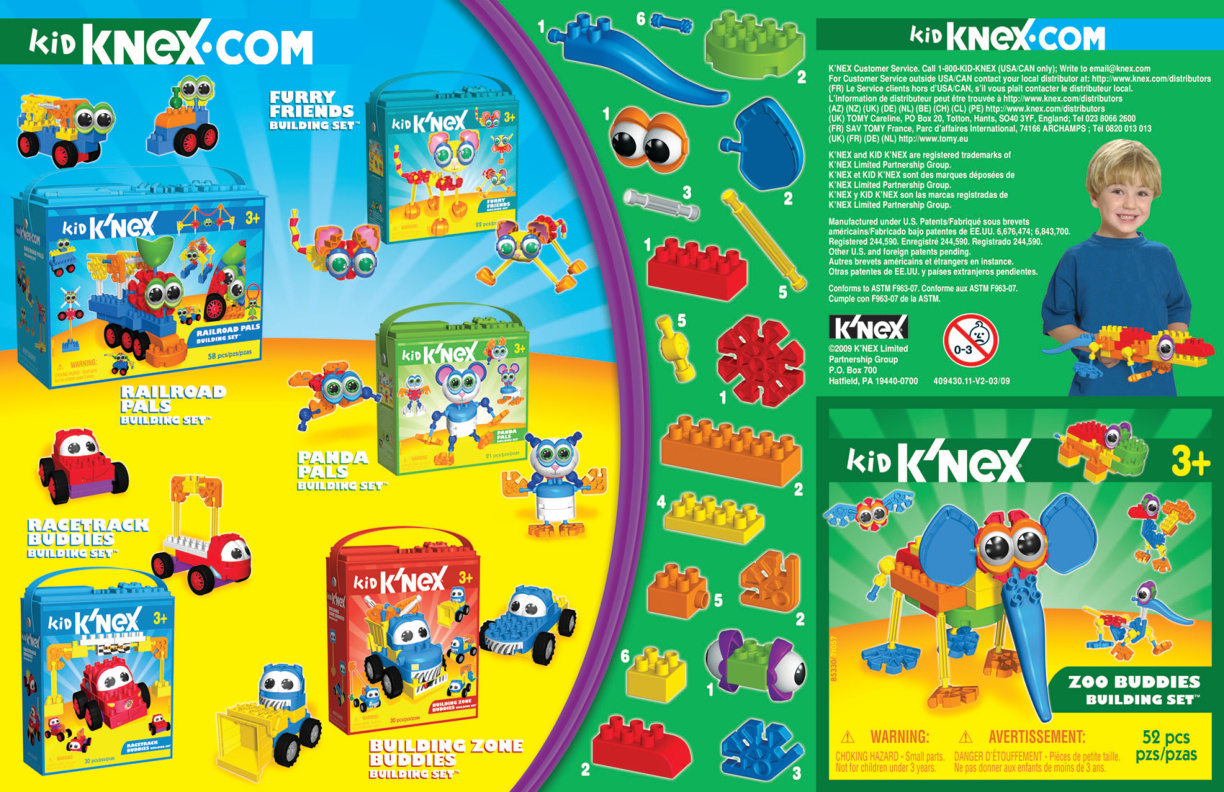 Kid KNEX Zoo Buddies 85330 instruction manual