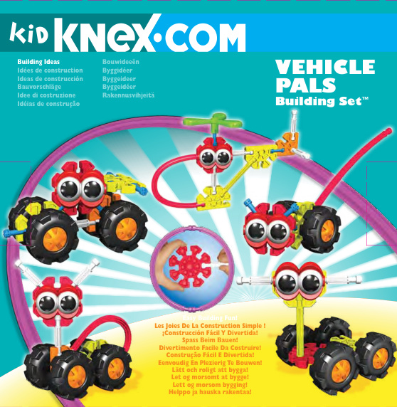 Kid KNEX Vehicle Pals 85067 instruction manual