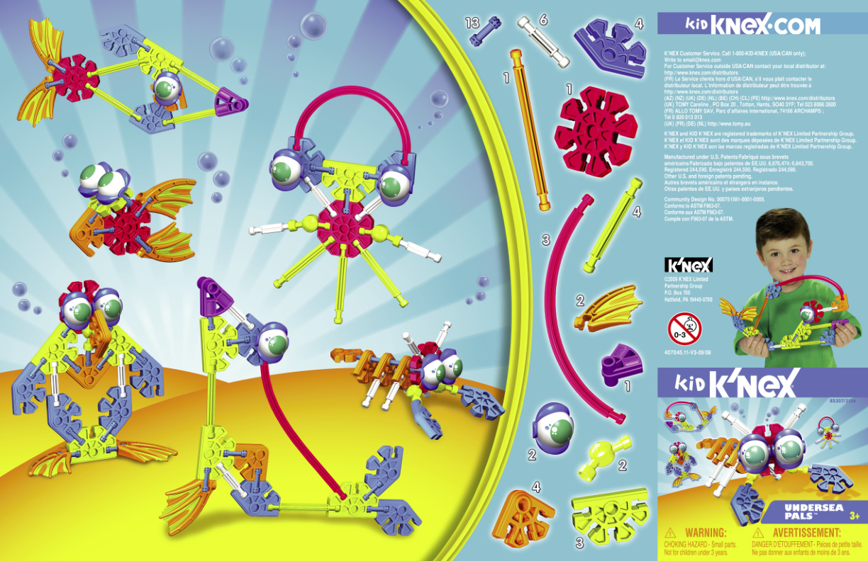 Kid KNEX Undersea Pals 85307 instruction manual