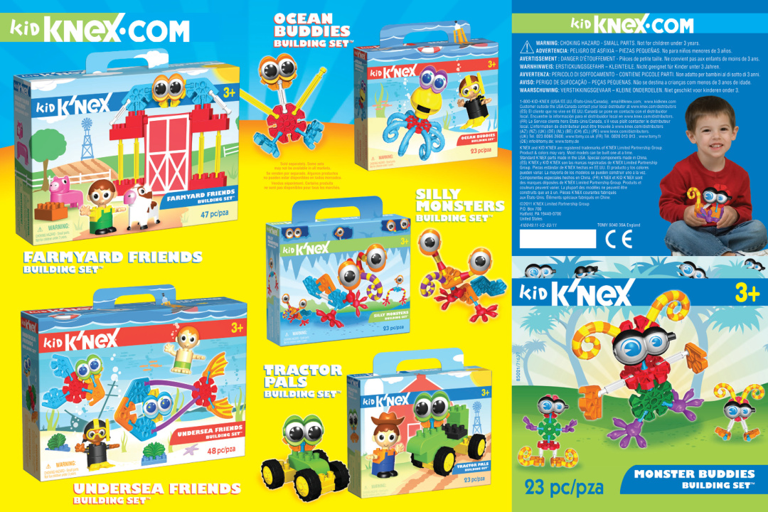 Kid KNEX Monster Buddies 85021 instruction manual