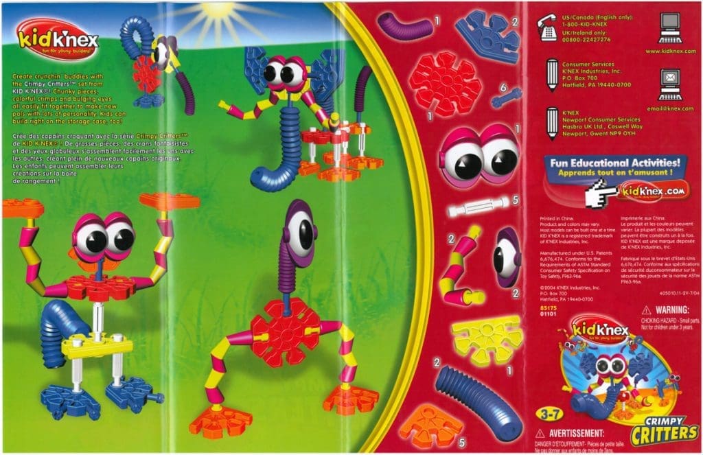 Kid KNEX Crimpy Critters 85175