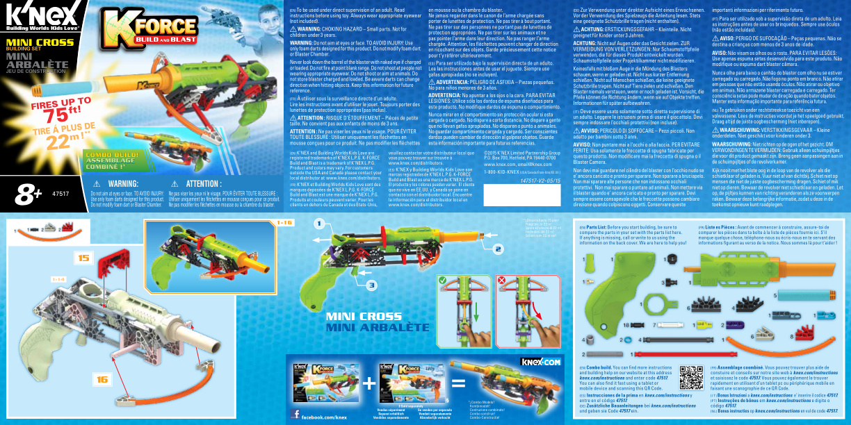 K FORCE Mini Cross 47517 instruction manual
