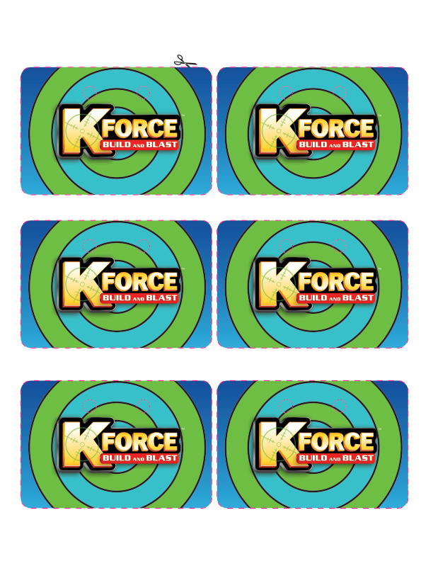 K FORCE K 20X Targets 47524 instruction manual