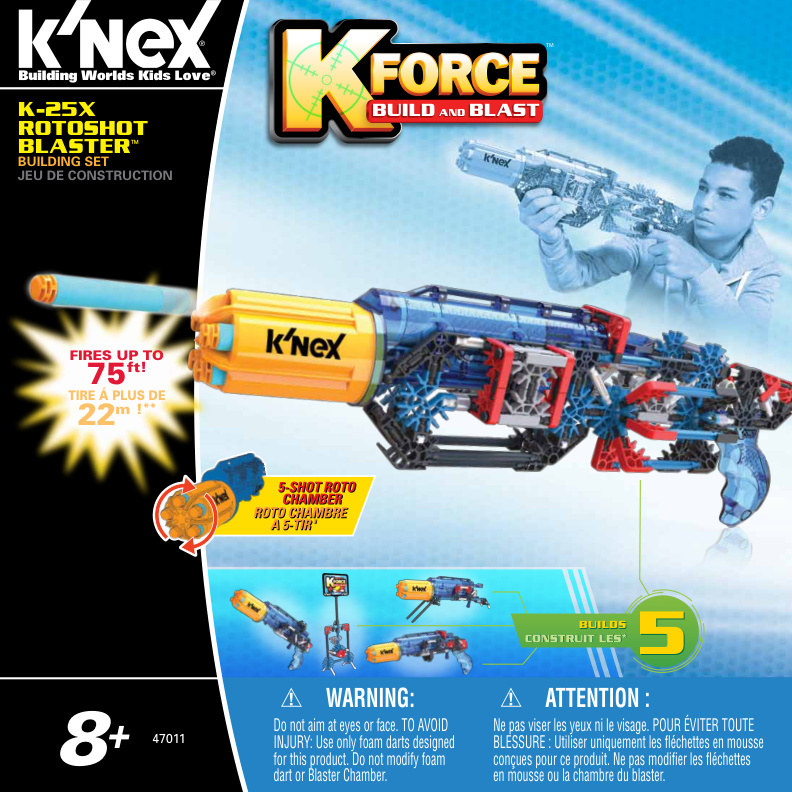 K FORCE K 25X Rotoshot Blaster 47011 instruction manual