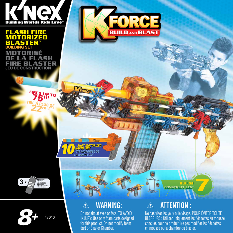 K FORCE Flash Fire Motorized Blaster 47010