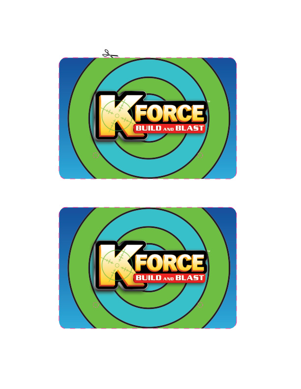 K FORCE 30 Dart Pack Targets 47528 instruction manual