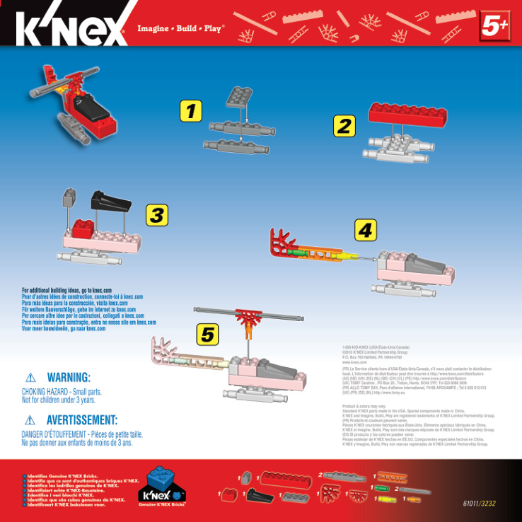 Intro Set Helicopter 61011 instruction manual