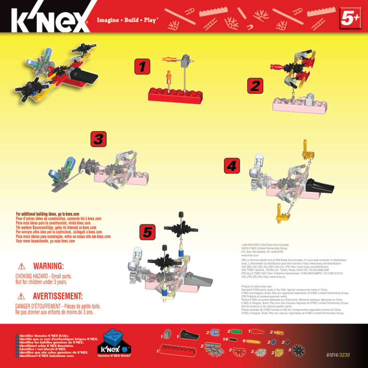 Intro Set Plane 61014 instruction manual