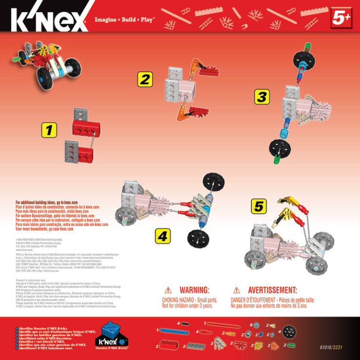 Intro Set Go Cart 61018 instruction manual