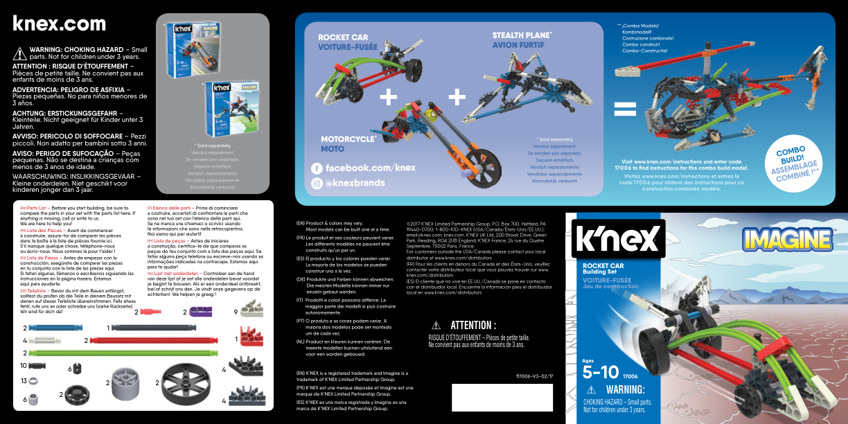 Imagine Rocket Car 17006 instruction manual