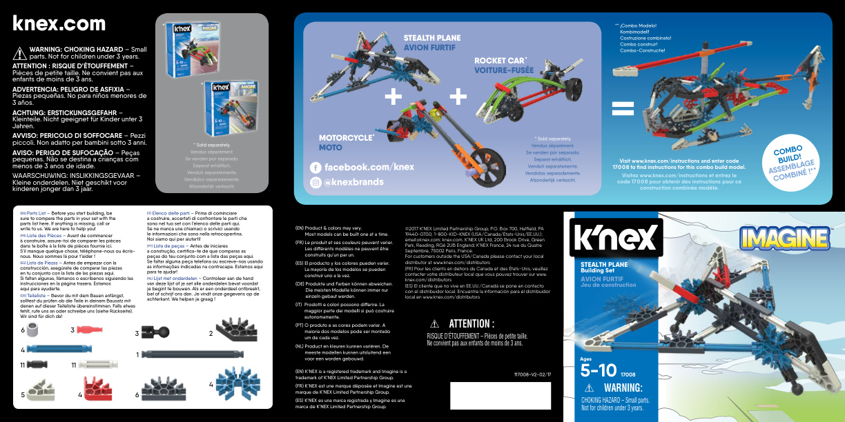 Imagine SteAlth Plane 17008 instruction manual