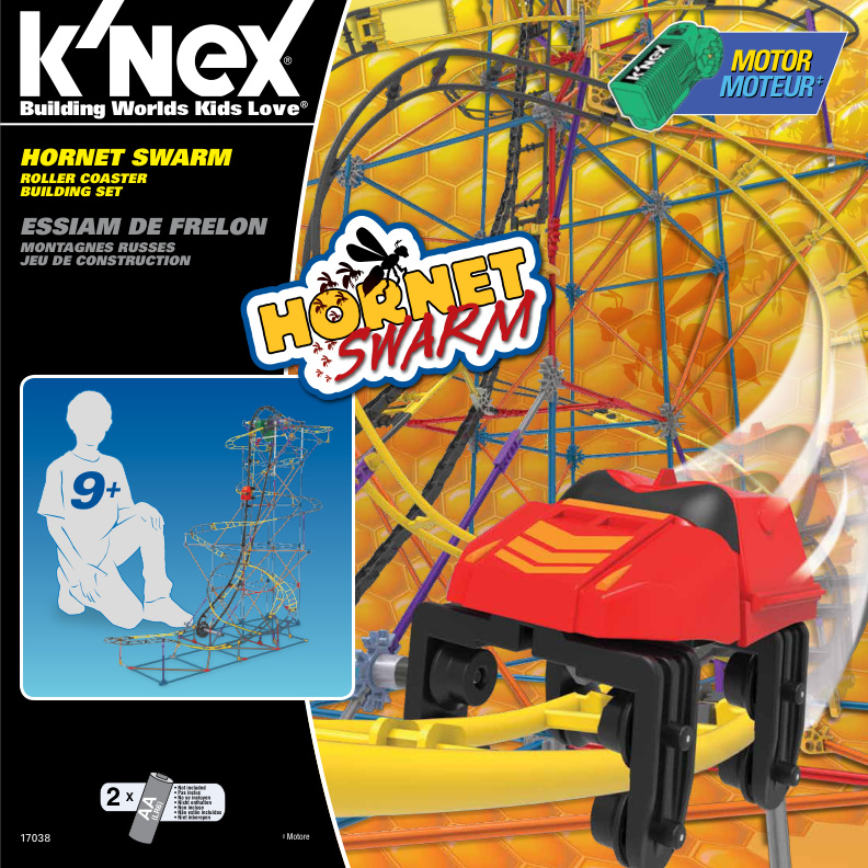 Hornet Swarm Roller Coaster 17038 instruction manual