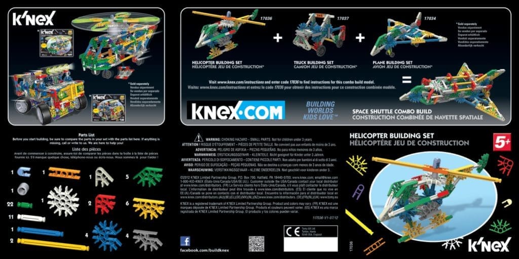 Helicopter Building Set 17036