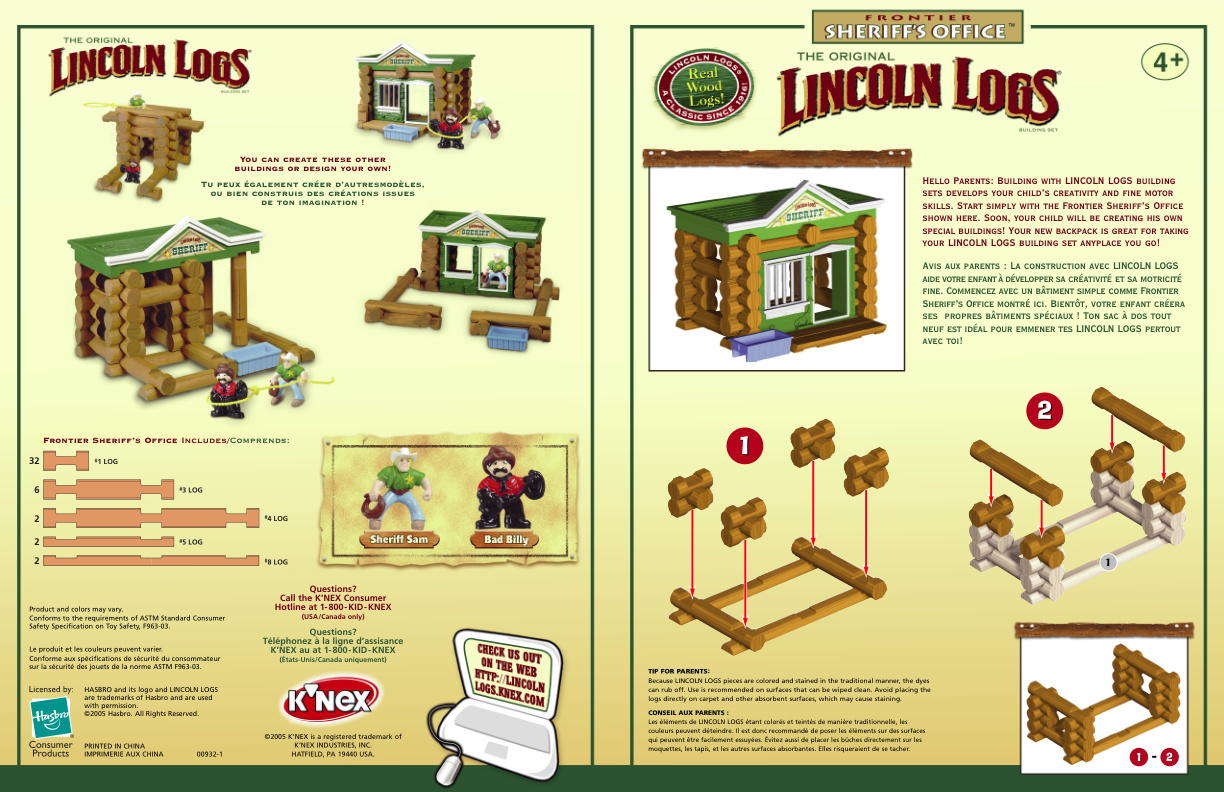 Frontier Sheriff 27s Office 00932 instruction manual